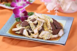 01 白菜炒鸭血－麦香园