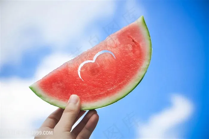 素食西瓜素材图片