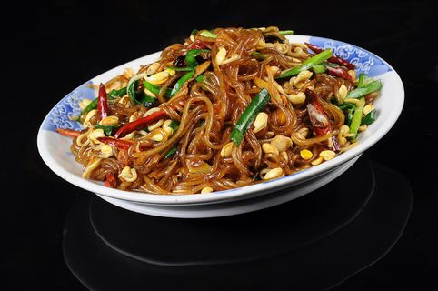 豆芽炒粉条12 豆芽炒粉条12