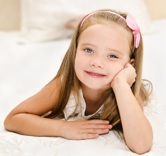 外国小女孩粉色可爱小公主裙(24)