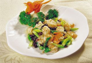 0805CC-336鲜芦红豆炒虾球