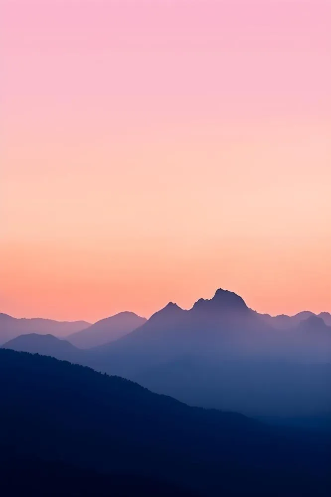 高山云雾意境背景(2400x3600)
