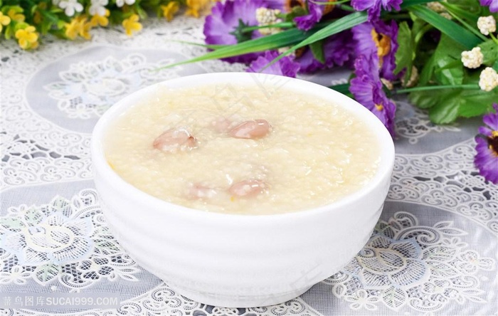 花生粥传统餐饮美食高清菜谱用图摄影