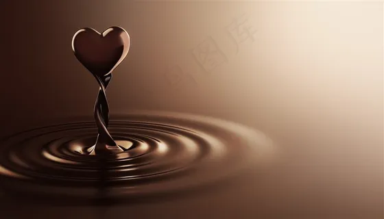 创意巧克力宣传海报高清图片素材