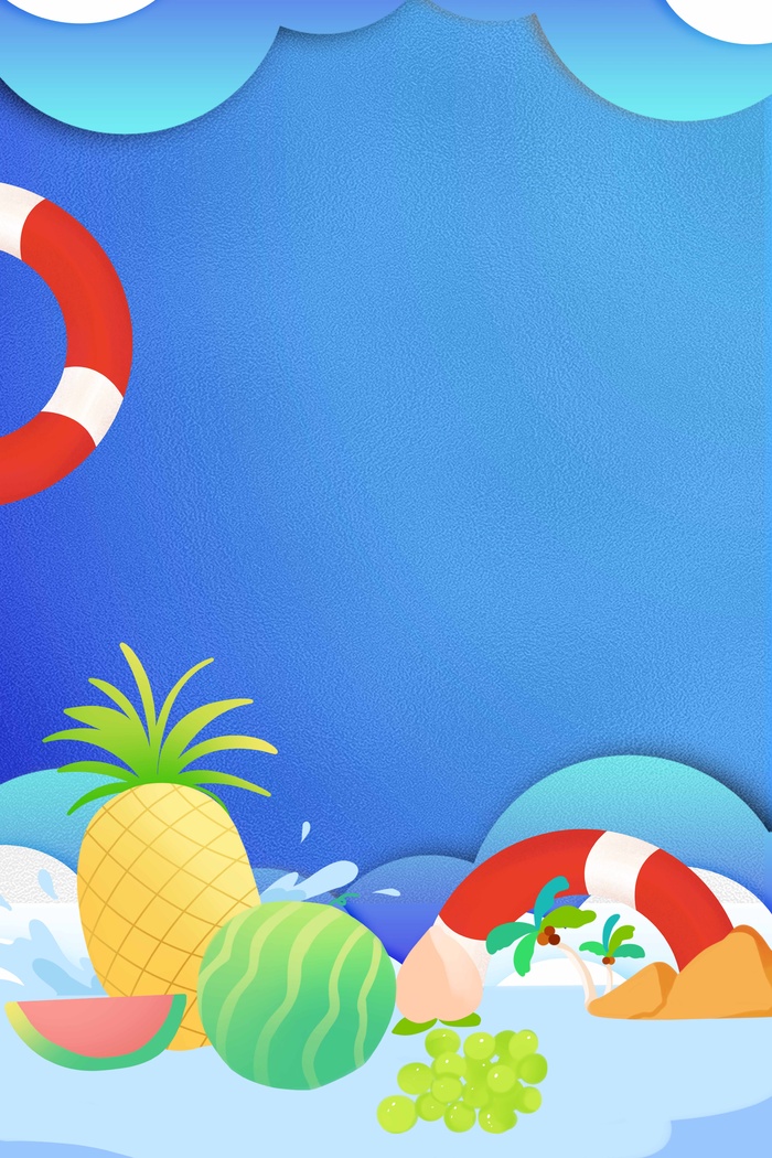 夏天 夏天背景psd模版下载