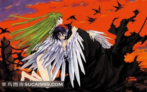 卡通动漫情侣插画素材