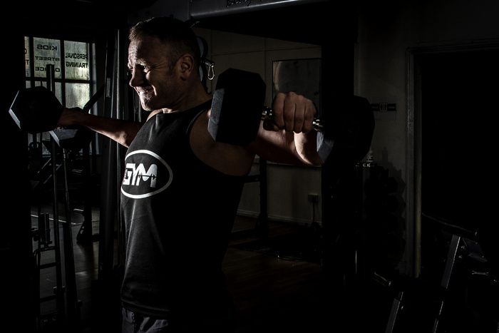 高清健身人物猛男