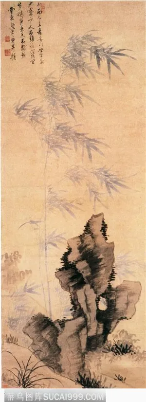 花鸟篇-风中隐约的竹题画(1) 花鸟篇-风中隐约的竹题画(1)