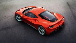 法拉利红色跑车