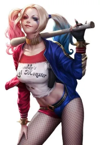 哈雷奎因 PNG免抠