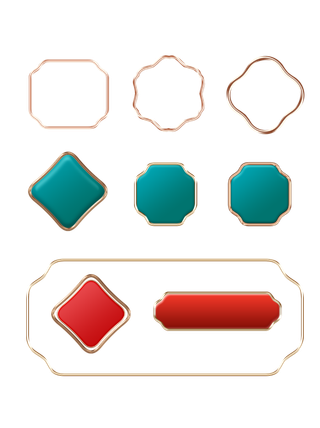 精美边框免扣素材