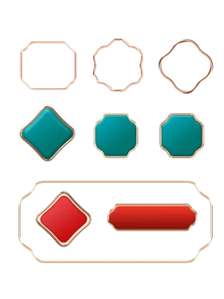 精美边框免扣素材