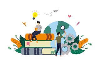 扁平化人物场景办公互联网等距ai矢量设计网页海报UI素材插画