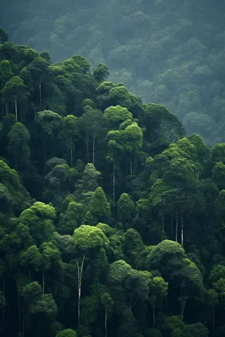 热带雨林森林树木摄影图
