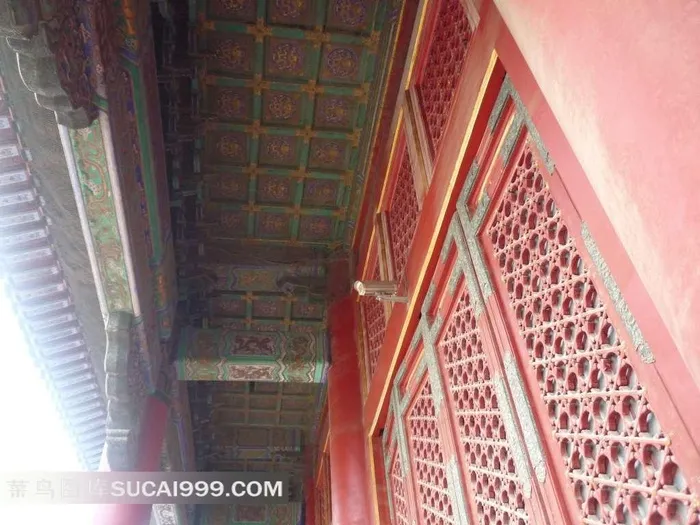 中国传统知名建筑 红木雕刻