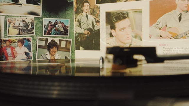 电唱机, 转盘, 乙烯基塑料, 复古的, 转, 记录