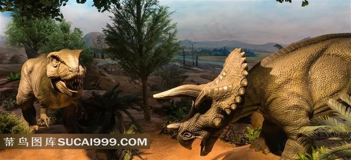 恐龙时代雕塑景观展