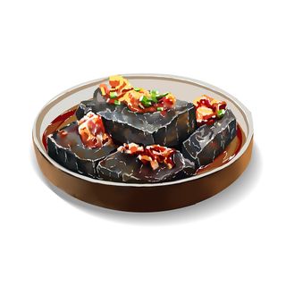 手绘长沙臭豆腐插图