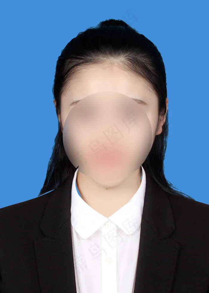 西装模板  女生西装 寸照模板 西装 证件照 西服 免抠psd模版下载