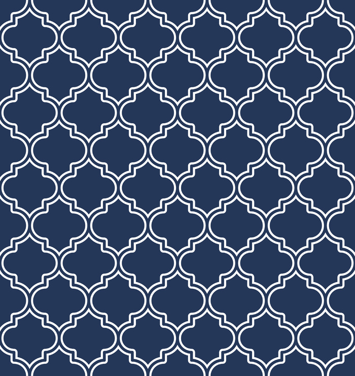 古典线条底纹蓝色设计背景