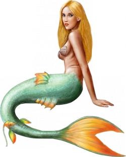 美人鱼 PNG免抠(250x312)