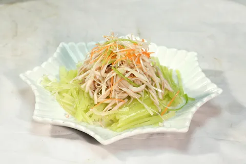 4白灼双丝 东北菜馆