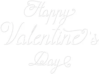 情人节快乐透明PNG免抠