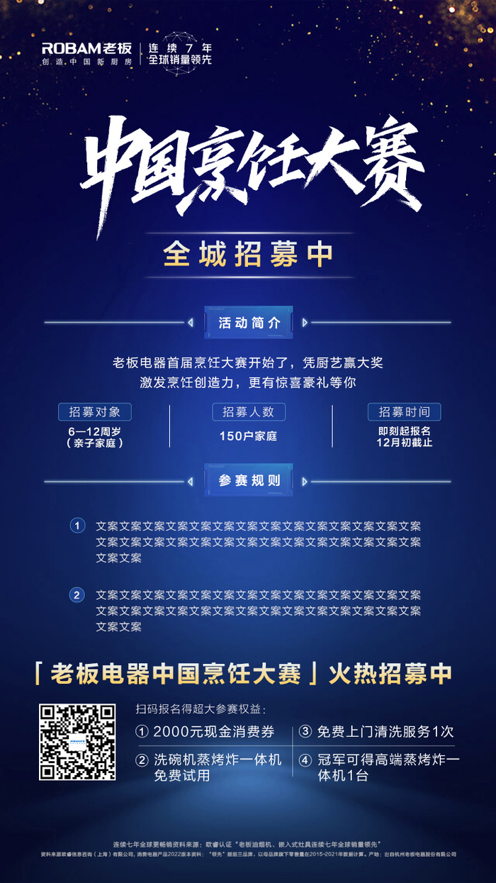中国烹饪大赛展架psd模版下载