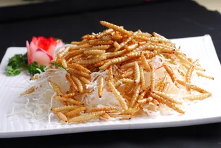 XTS115云南菜--油酥竹虫