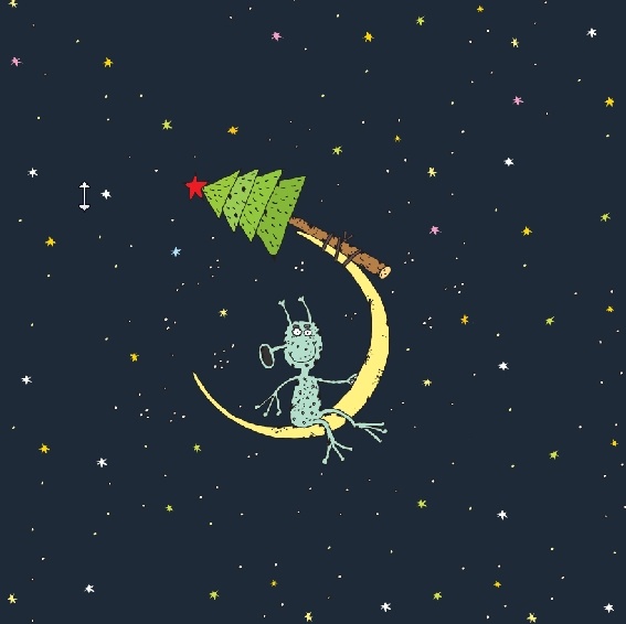 圣诞节冬天风景背景