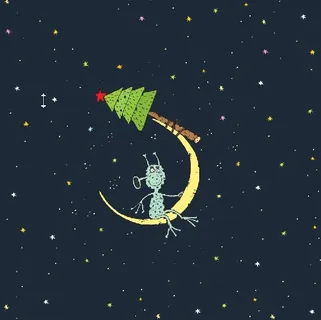 圣诞节冬天风景背景 圣诞节冬天风景背景