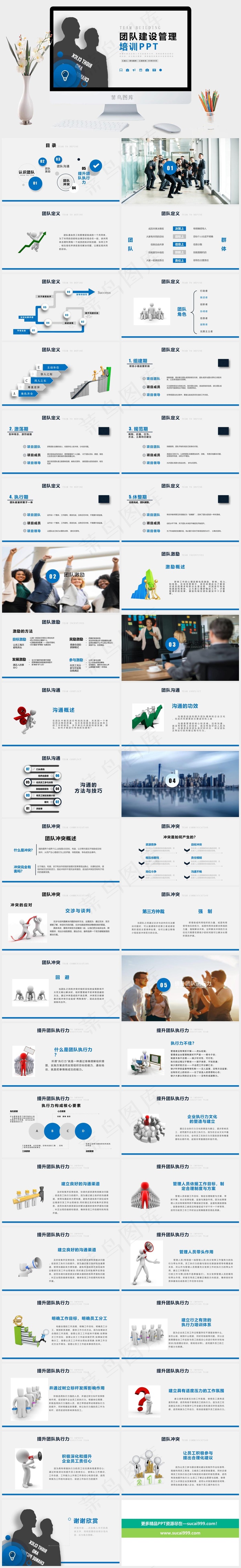 团队建设团建培训PPT模板
