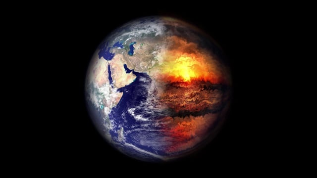 火, 地球, 行星, 火焰, 空间, 天堂, 光, 宇宙