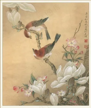 李晓明国画动物篇之黄鹂国画图片