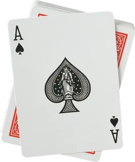 扑克卡通简笔素材