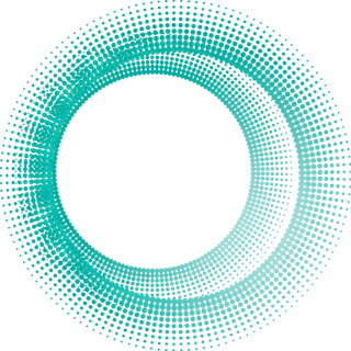 绿色光芒圆形点状科技kv主视觉