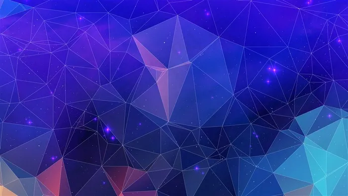 创意三角形时尚几何背景素材高清图片