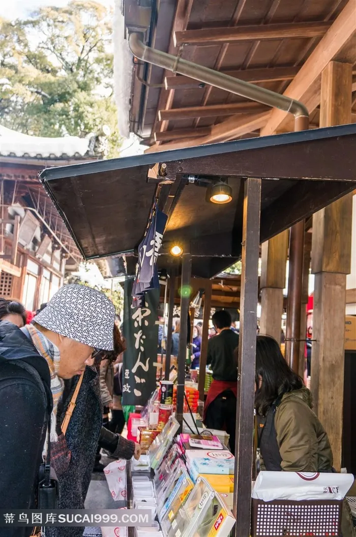 日本旅游街头商铺购物景观