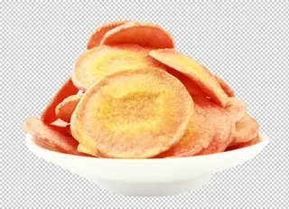 胡萝卜脆片免扣素材