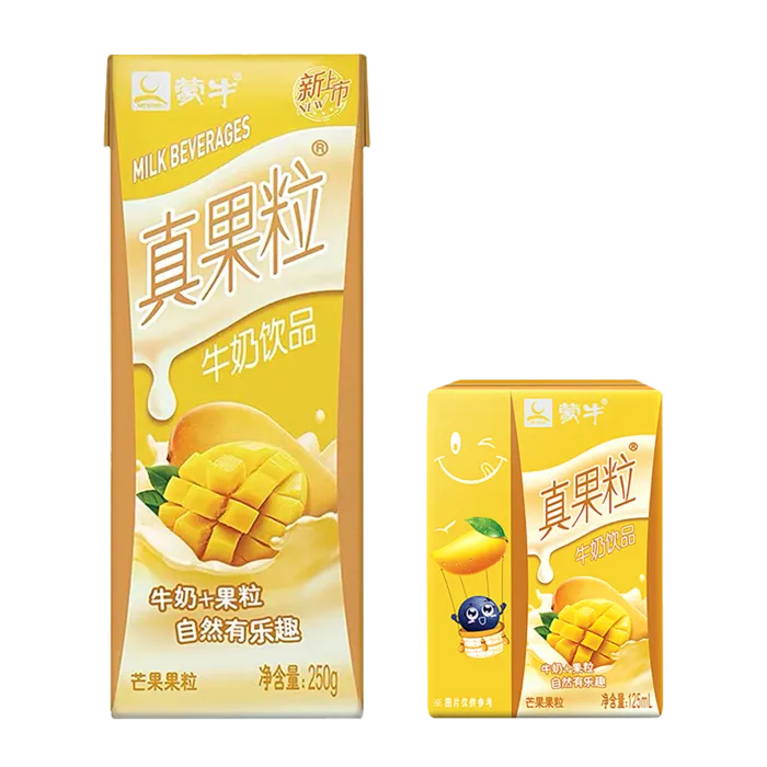 蒙牛真果粒12超市商品白底图免抠实物摄影png格式图片透明底