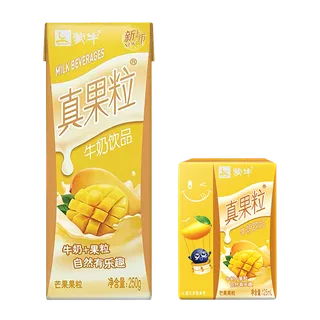 蒙牛真果粒12超市商品白底图免抠实物摄影png格式图片透明底