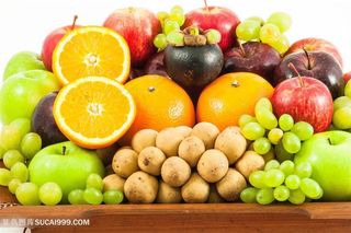 新鲜采摘水果特写高清