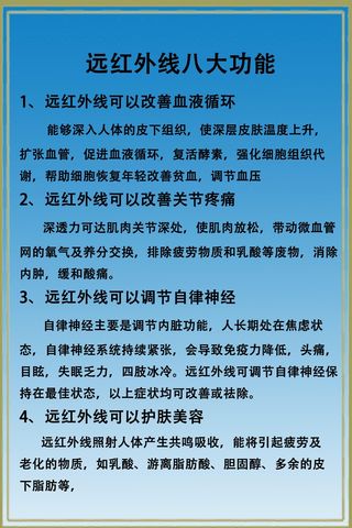 八大功能KT板海报