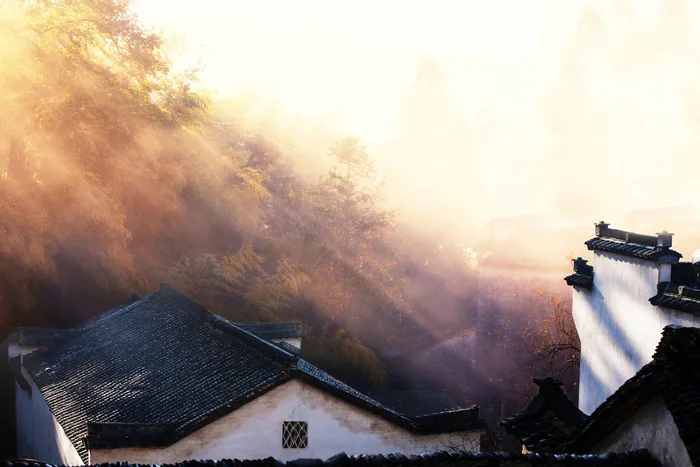 安徽塔川秋色风景图片-第3张