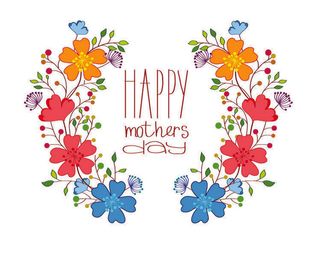 设计母亲节快乐节日素材