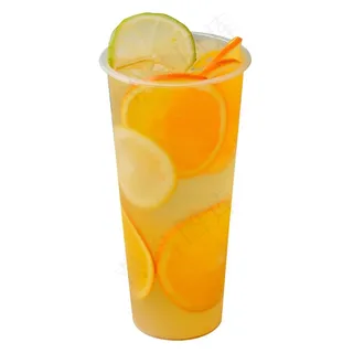 柠檬鲜橙果茶果汁饮品图片（免抠图）