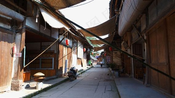 四川尧坝古镇风景高清图