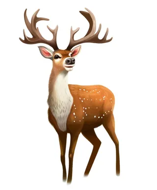 鹿动物元素