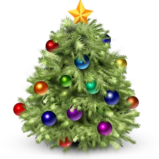 圣诞树免扣png  