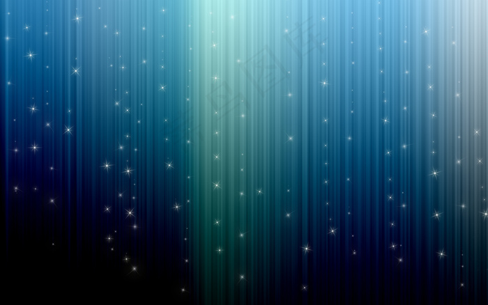 蓝色炫彩星星背景图片